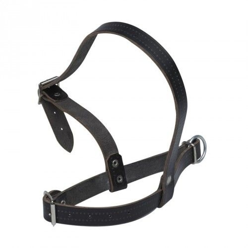 Schapenhalster leer zwart 20mm