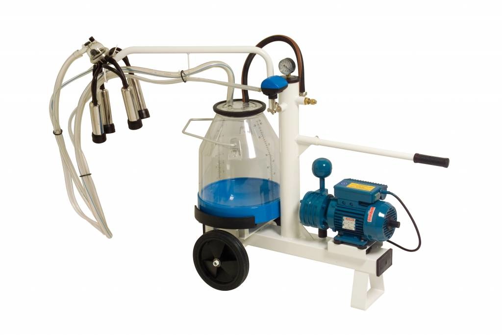 Mini Milker - Wit Gemoffeld