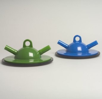 Controle deksel, compleet, kunststof, 2 x 16/20 mm Kleur