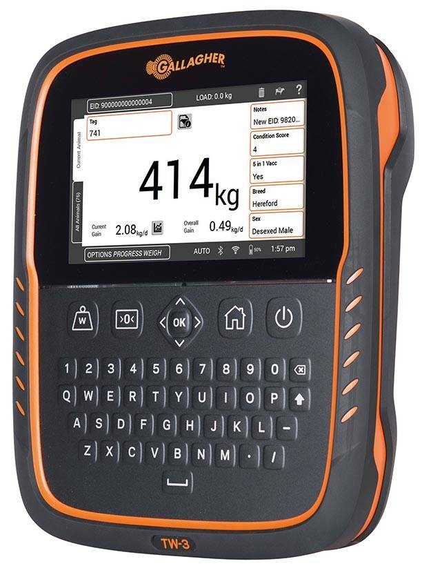 Weegschaal TW-3 met Data recorder