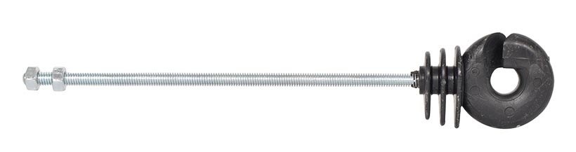 Afstandsringisolator incl. 2 moeren M6 180 mm (10)