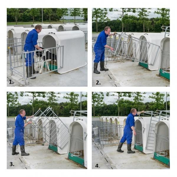 CalfOTel Small met 4-delig hekwerk