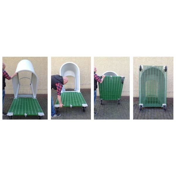 CalfOTel Open Top op verrijdbaar rooster, dubbel