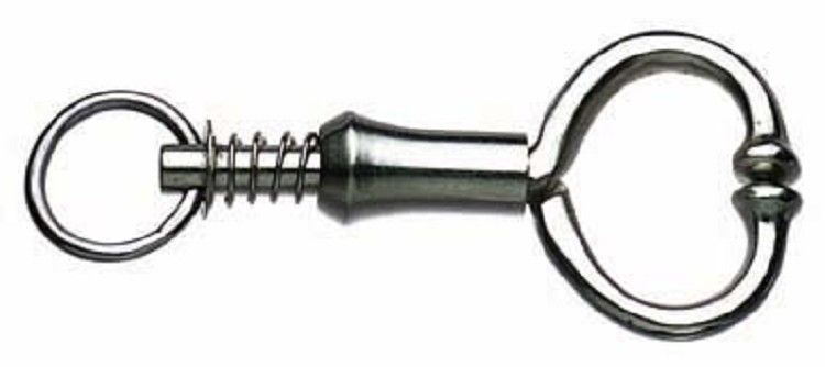 Neusklem koe met veer 17cm