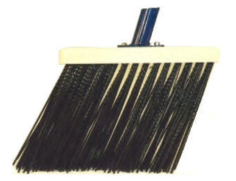 Gootbezem nylon 40cm zwart