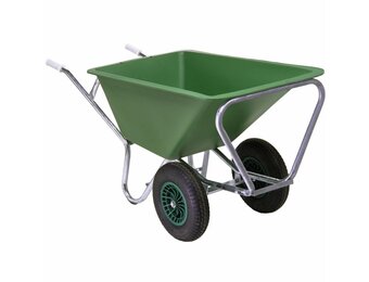 Kruiwagen Fort 160L GROEN, PE-160 2 Wielen