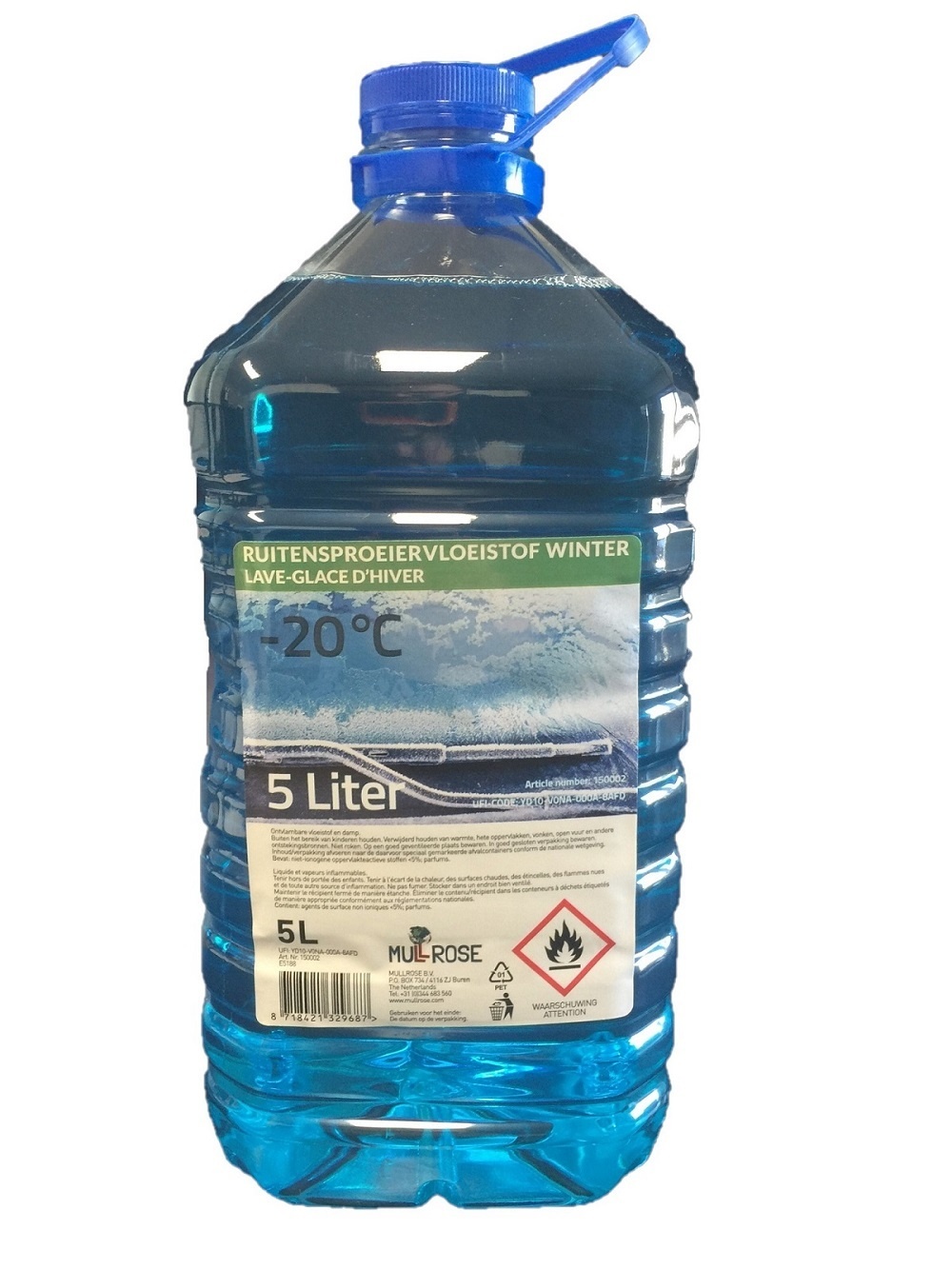 Ruitensproeiervloeistof Winter -20 Graden 5 Liter