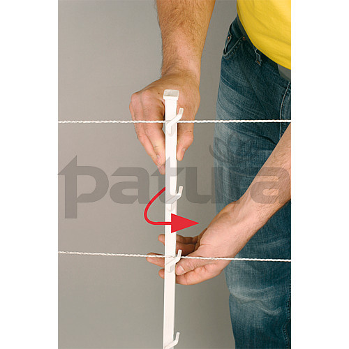 Draaifix kunststof paal 1,05m 10 stuks