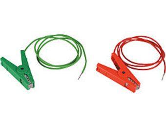 Kabelset met 2 klemmen en 3 mm pin