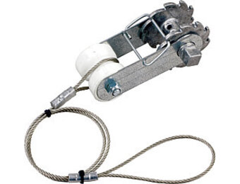 Draadspanner met isolator en cord, 2 stuks