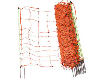 Reservepaal schrikdraadnet