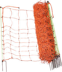 Reservepaal schrikdraadnet