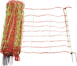 Schrikdraadnet combi