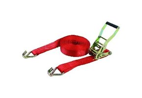 Spanband met ratel en haak 2500Kg oranje