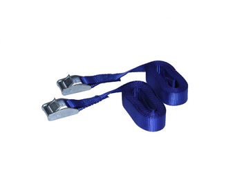 Spanband met klemgesp 25mm 4 meter 2 stuks blauw