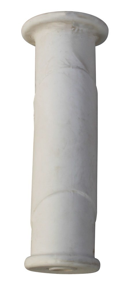 Handvat kruiwagen rond/ wit