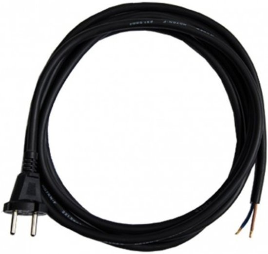 Aansluitsnoer 2x1.0 H07RN-F 5 m