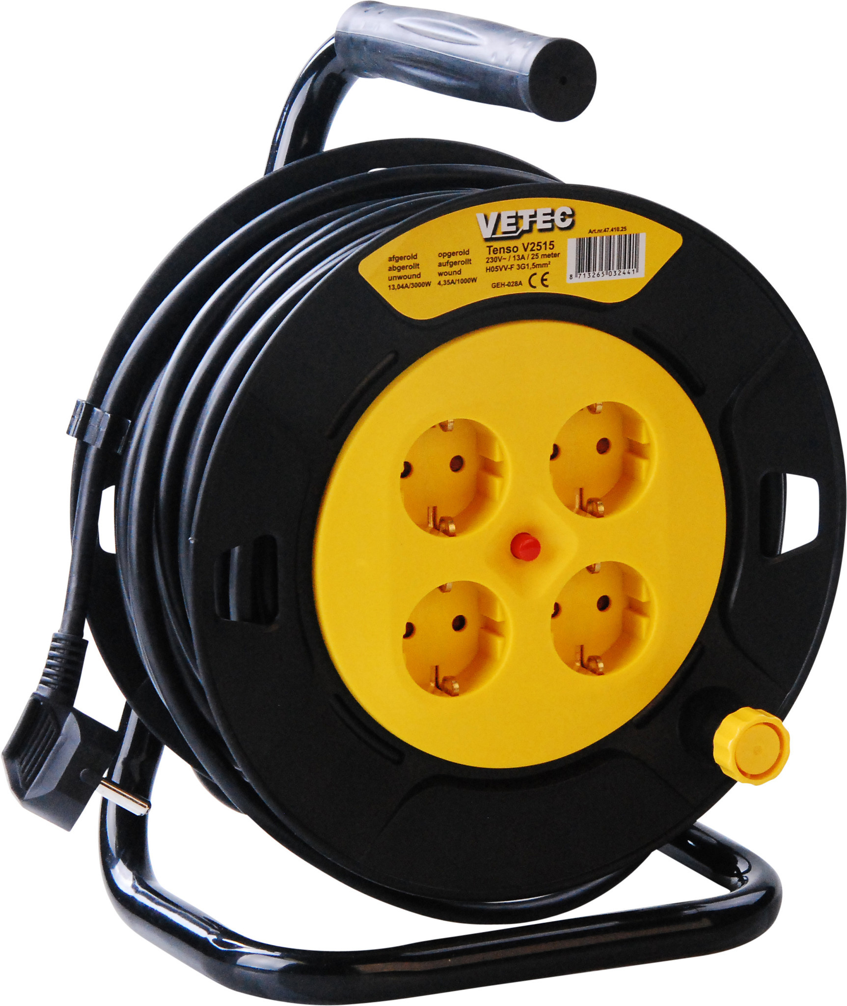 Kabelhaspel 25m 3x1.5