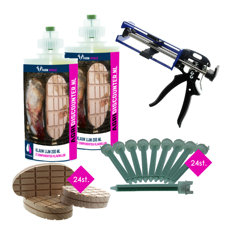 Farm Vitals Klauwlijm 200ml Startpakket