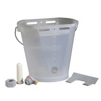 Speenemmer transparant kalf hiko kunststof compleet