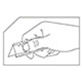 Mesjes trapezium in dispenser 10 stuks