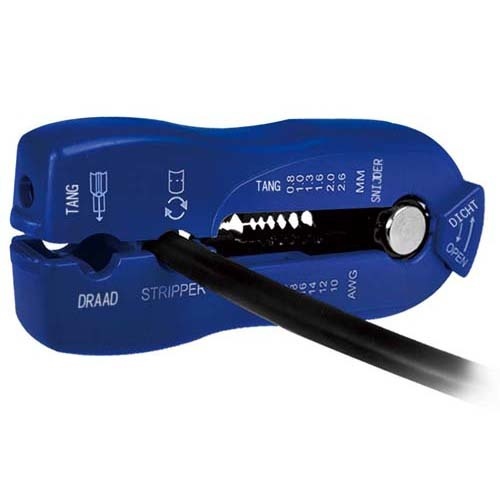 Kabelstriptang tot 9,5mm inclusief reservemessen