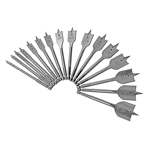 Speedborenset 16-delig 6-38mm in aluminium koffer