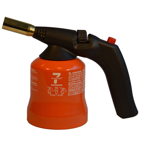 Soldeerbrander Piezo met metalen behuizing exclusief vulling