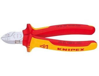 Kabelstrip- en zijsnijtang VDE