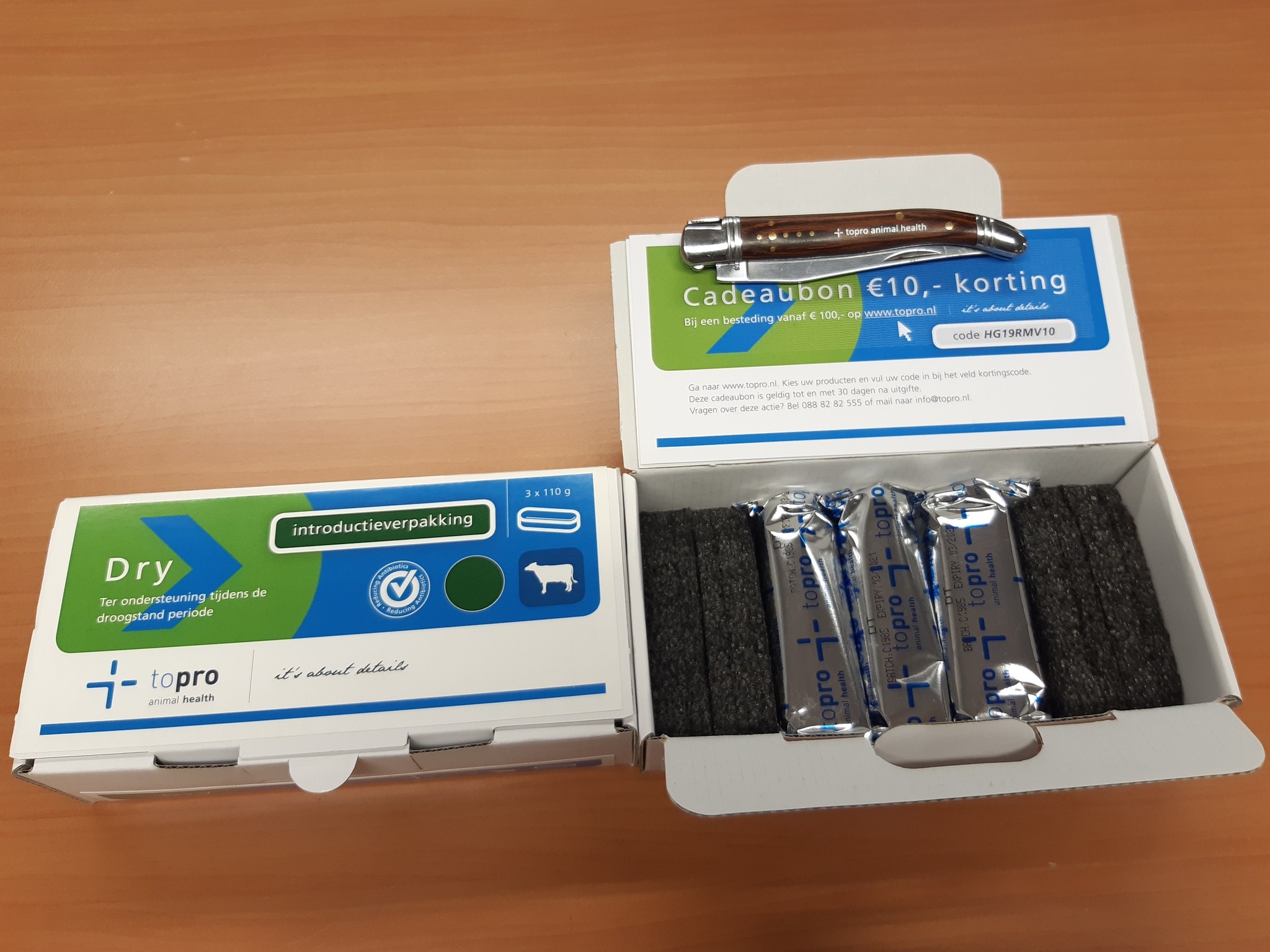 Probeerverpakking Topro dry bolus  3x110 gram