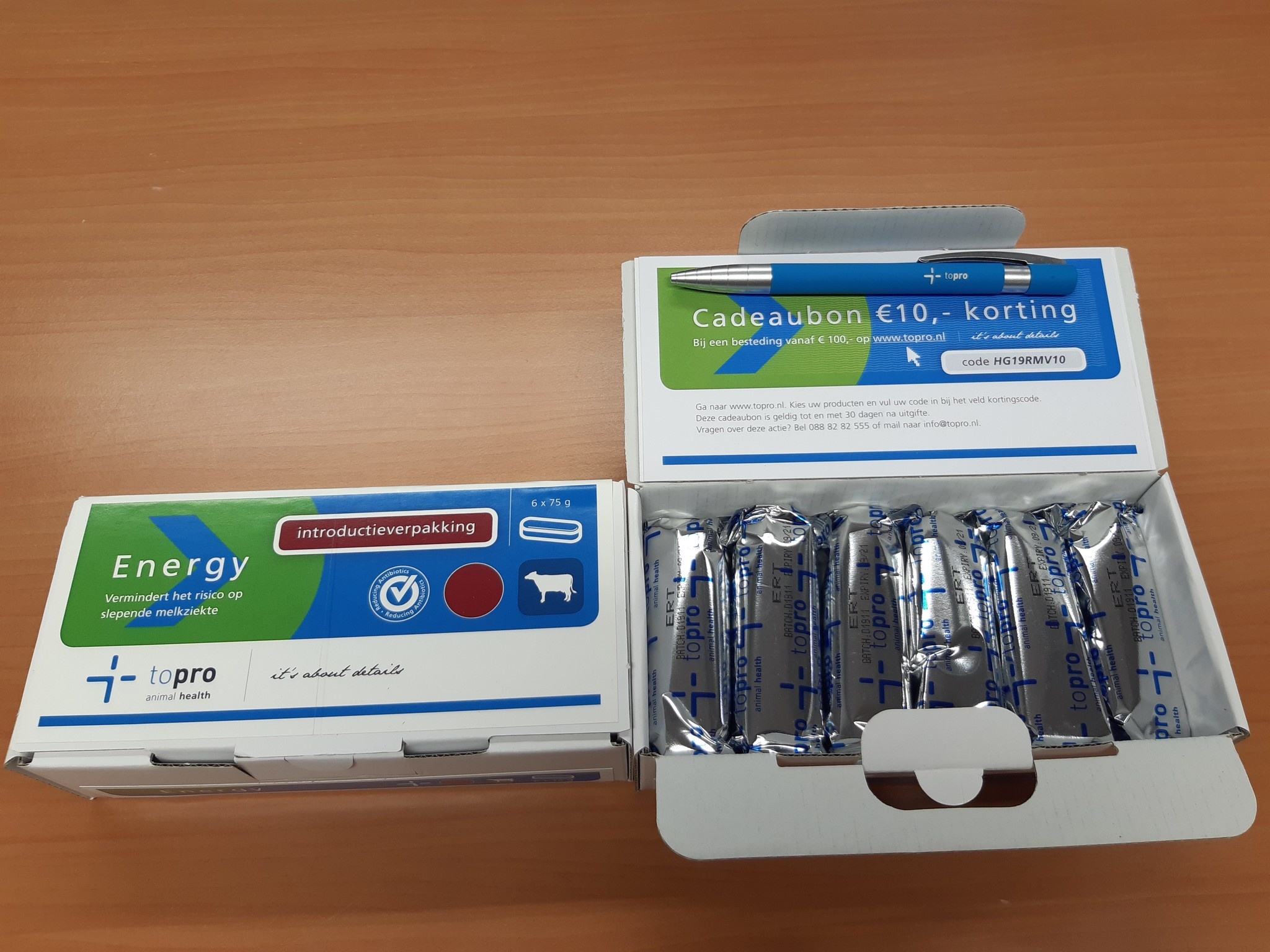 Probeerverpakking Topro Energy Bolus 6x75 gram