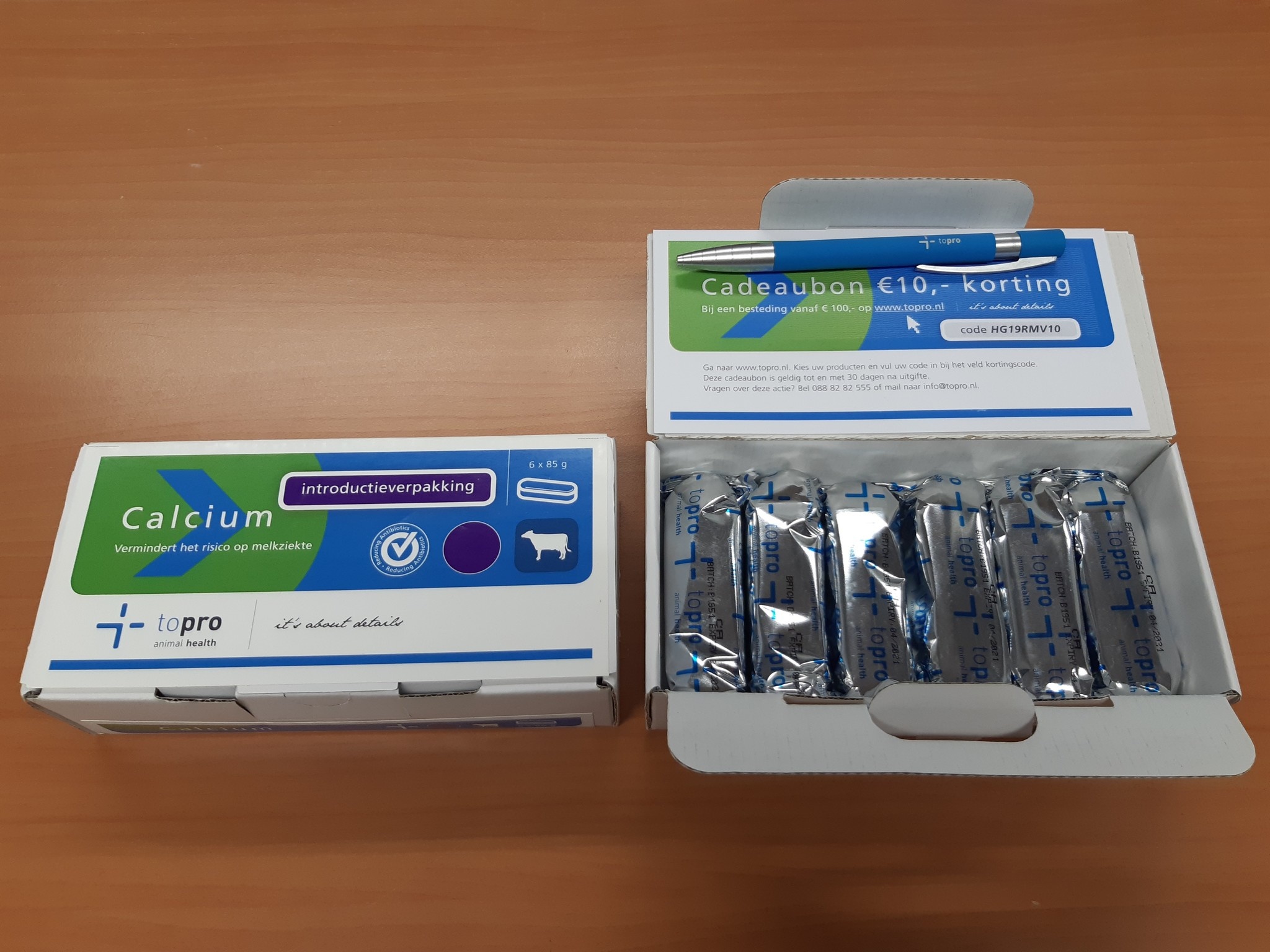 Probeerverpakking Topro Calcium bolus 6x82 gram