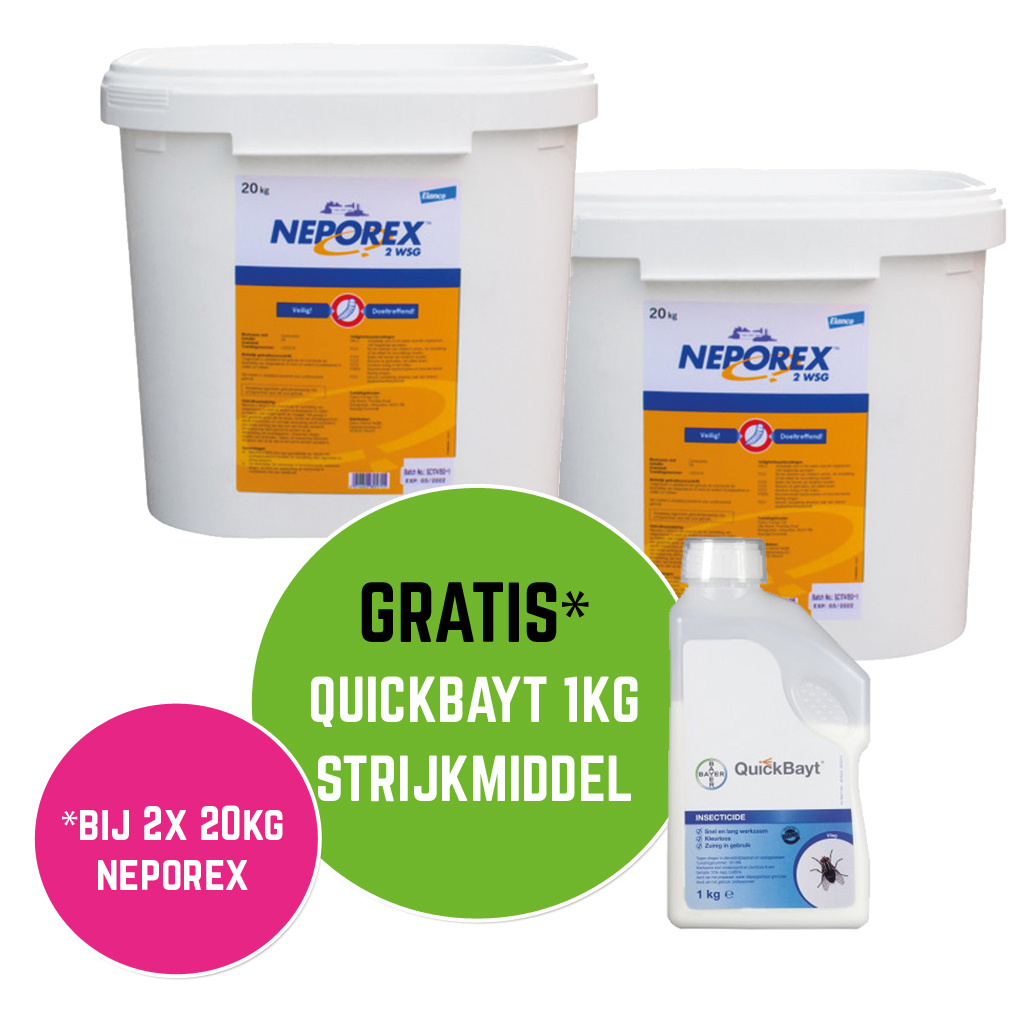 Neporex actie 2x 20kg