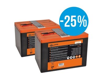 Gallagher Powerpack batterij duopack (9V, 175Ah)