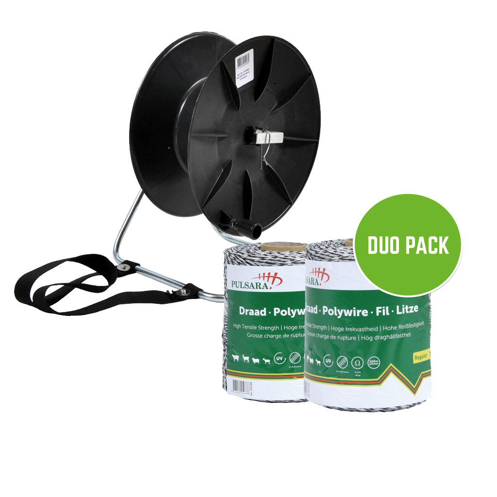 Afraster combi-deal 2X 500M + Haspel