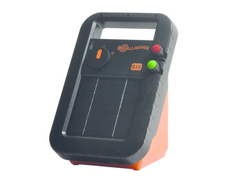 Gallagher S16 solar schrikdraadapparaat incl. batterij.