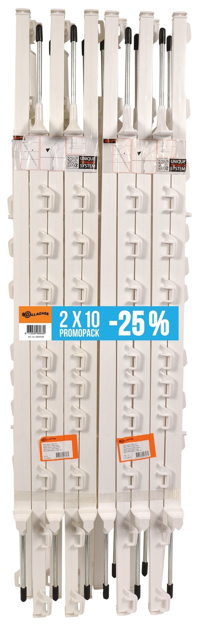 Gallagher Vario Paal (duopack, 2x10)