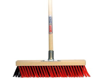 Xbezem buiten 40cm rood/zwart compleet