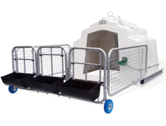 Agri-plastics groepshut kalverhut