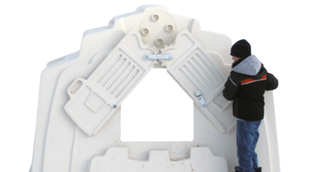 Agri-plastics groepshut kalverhut