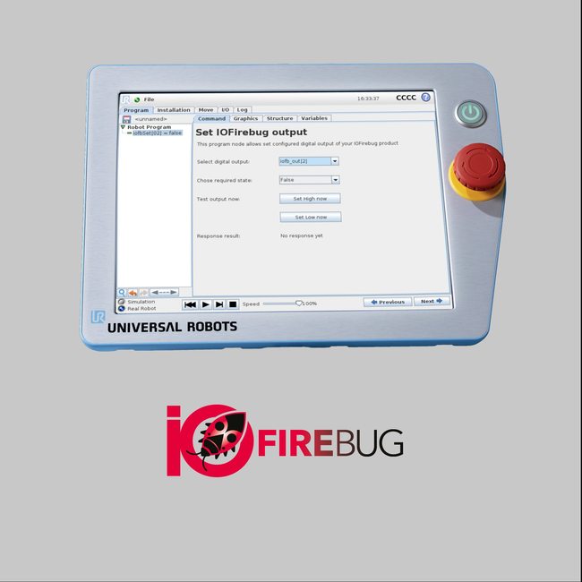 4Each software solutions Erweiterungsmodul IOFirebug Wagon 16l zu Universal Robots