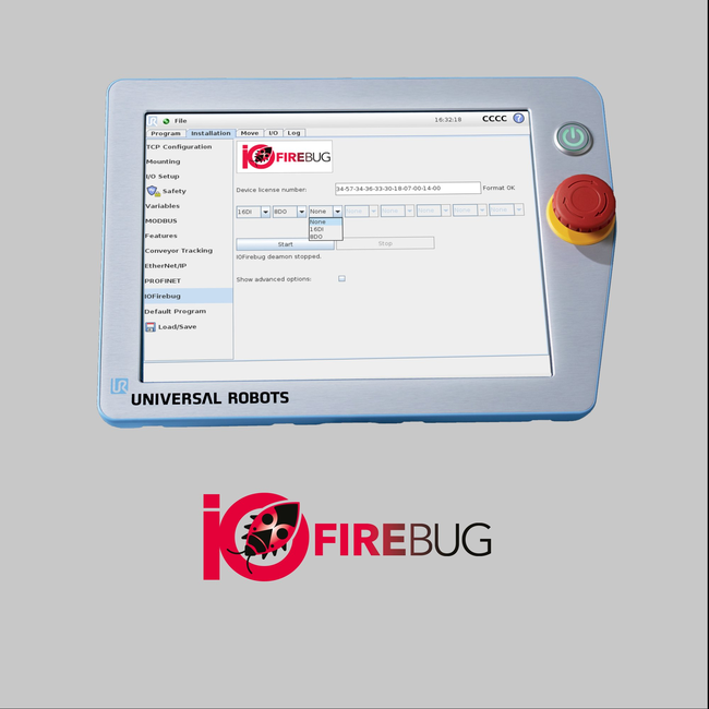 4Each software solutions Erweiterungsmodul IOFirebug Wagon 80 zu Universal Robots