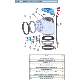 Universal Robots Joint Size 2 Wrist 1 UR10e/UR16e