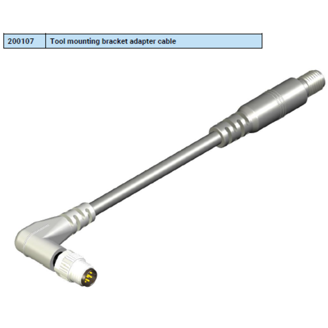 Universal Robots UR20/UR30 tool mounting bracket adapter cable