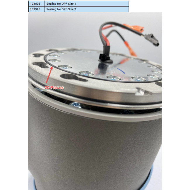 Universal Robots Sealing for OPF Size 2