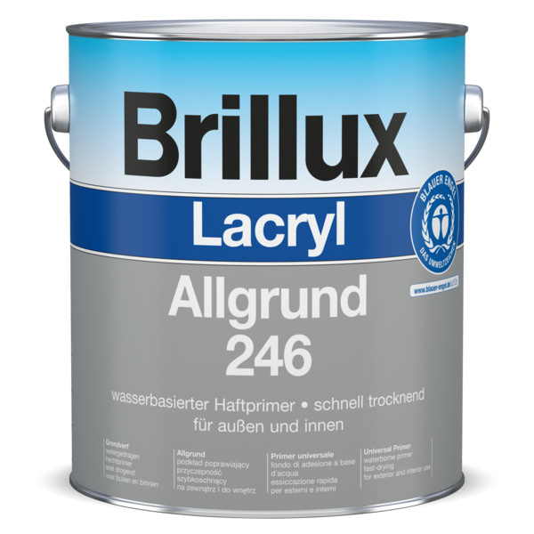 Brillux Lacryl Grondverf Allgrund 246 0,75 Liter 100% Wit