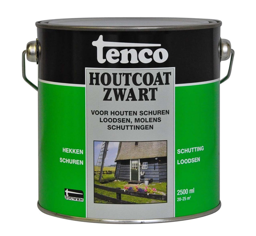 Tenco Houtcoat Zwart