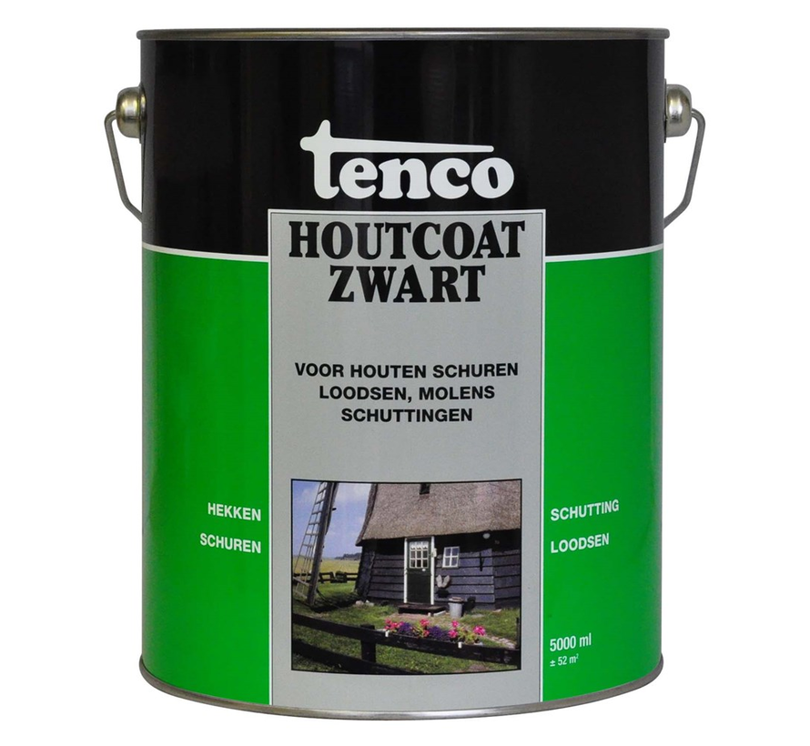 Tenco Houtcoat Zwart