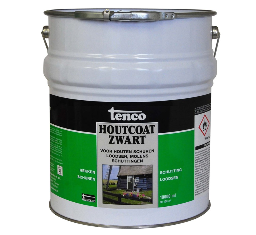 Tenco Houtcoat Zwart