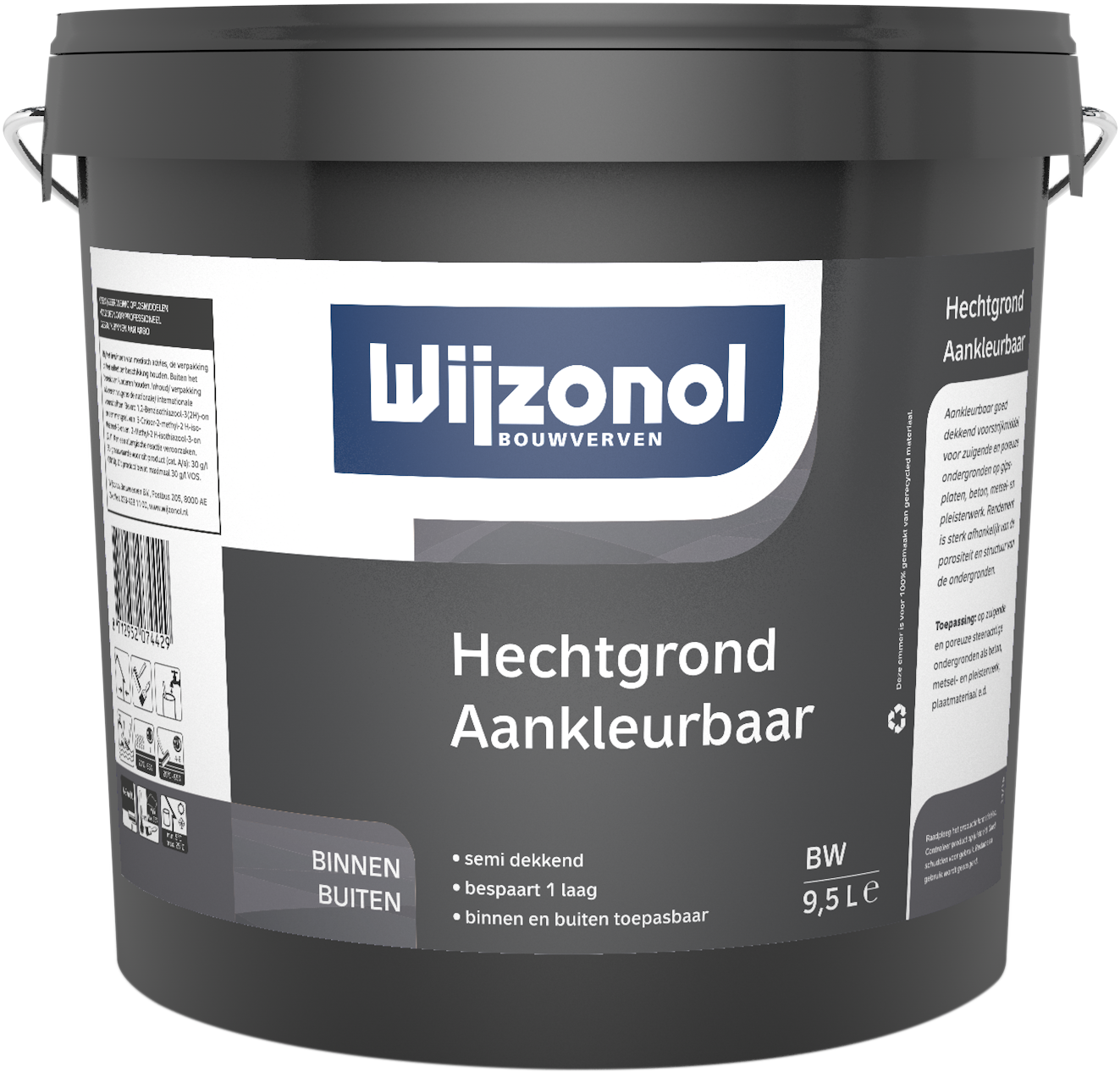 Wijzonol Hechtgrond Aankleurbaar
